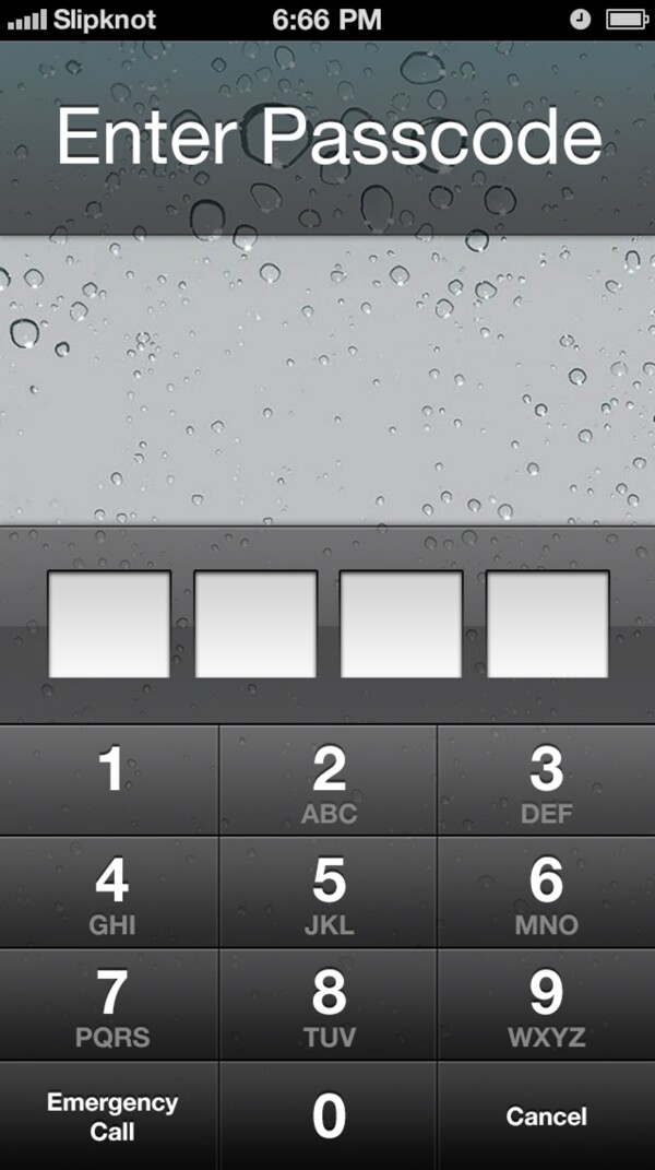 苹果iPhone5屏幕锁GUIpsd分层