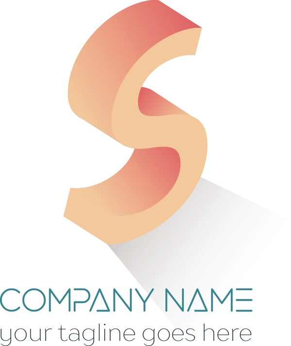 创意字母S标志logo设计