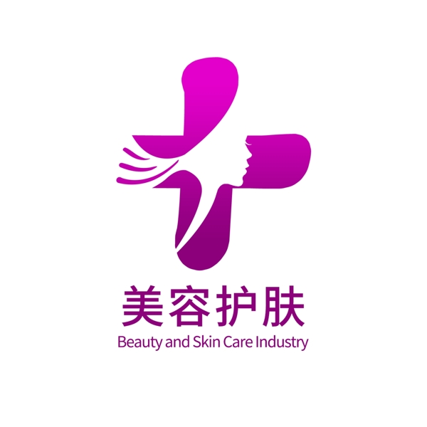 美容护肤行业logo标志设计