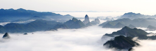 山上大雾景观图片图片