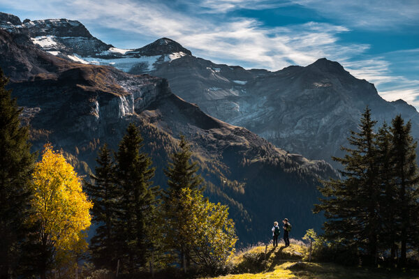 自然大山风景图片