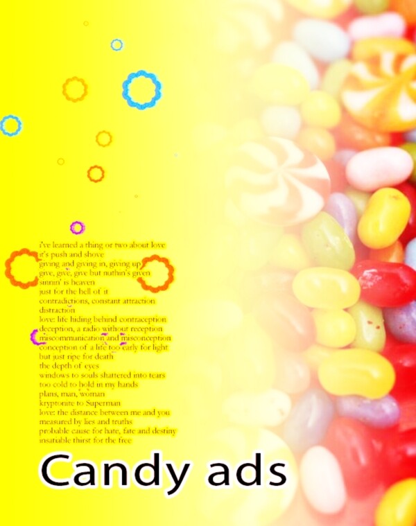 糖果广告
