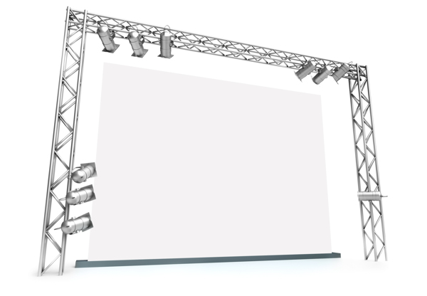 展台舞台3D高清图片