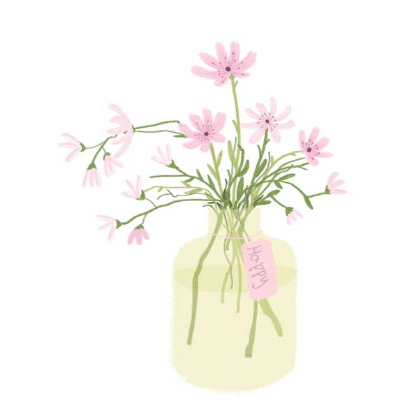 母亲节花艺系列粉色小花