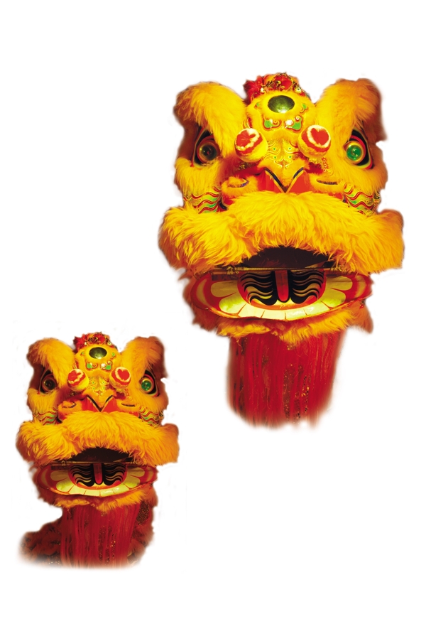 舞狮素材传统舞狮中国元素图片
