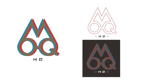MQ标志眼镜logo