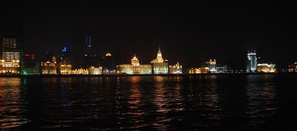 黄浦江外滩夜景图片
