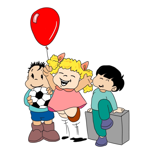 61儿童节气球小朋友儿童节气球