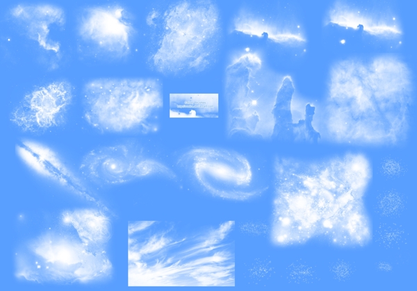 漩涡星云图片