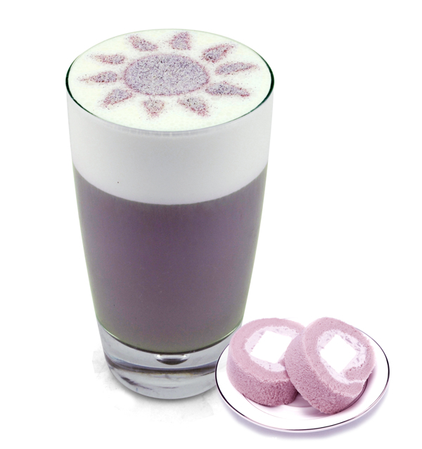 紫薯香芋奶茶饮料