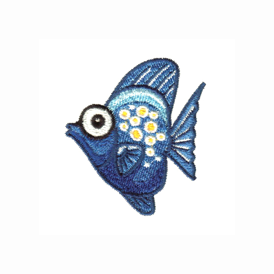 绣花海洋动物热带鱼免费素材