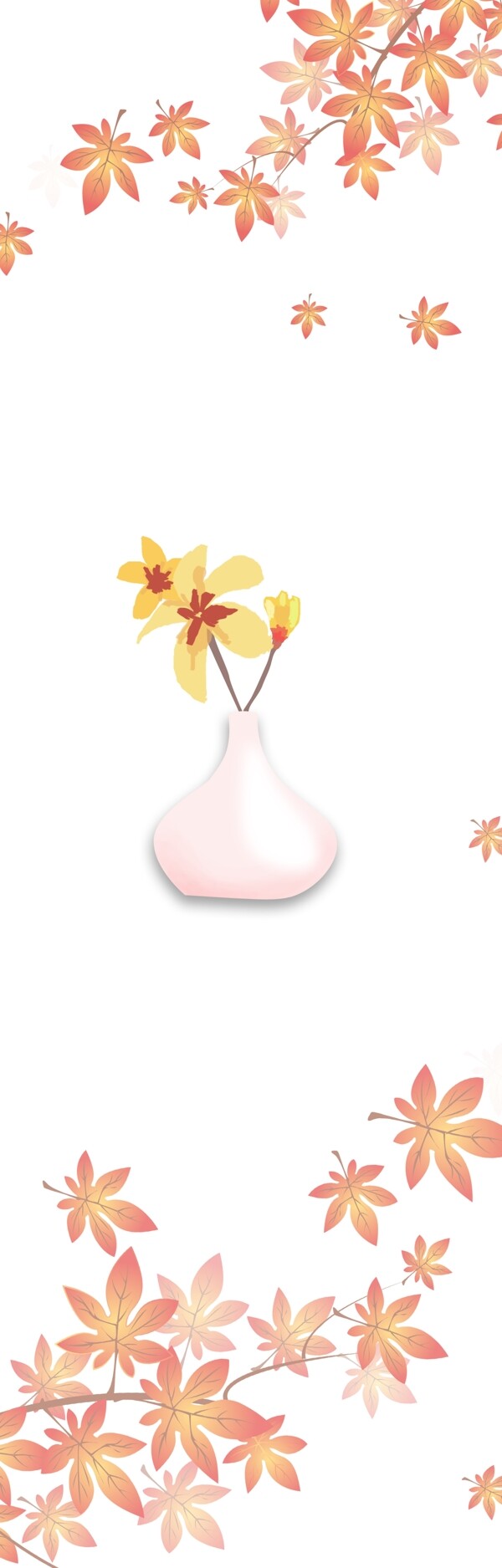 枫叶花瓶移门