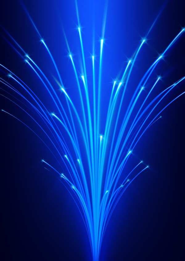 蓝色兰色激光光束光速速度光花图片