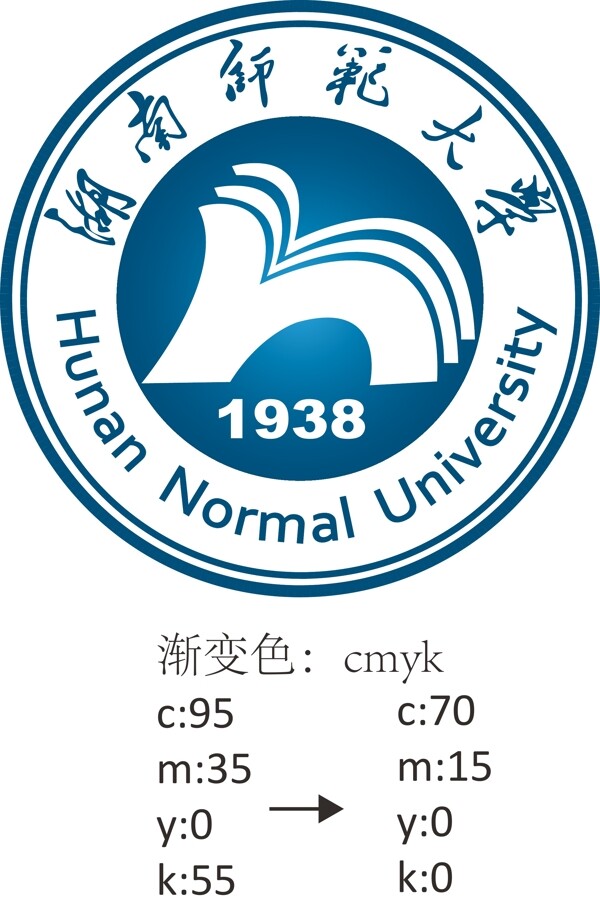湖南师范大学校徽图片