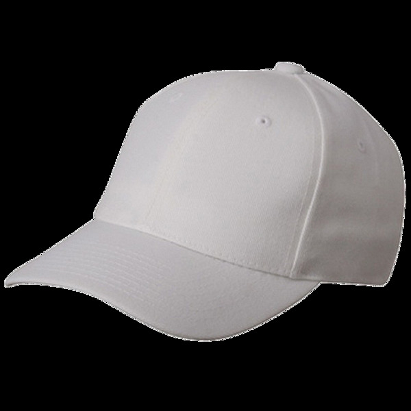白色帆布棒球帽免抠png透明图层素材