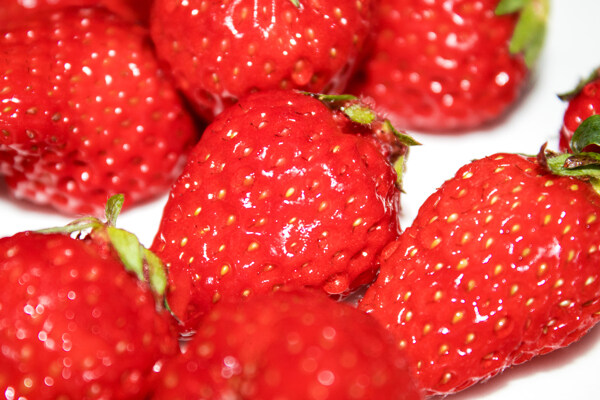 新鲜的草莓商用摄影