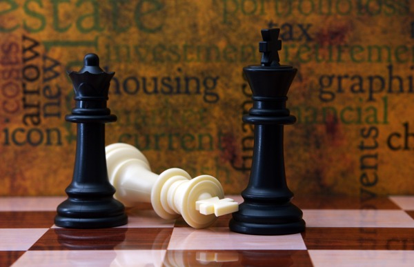 国际象棋和住房的概念