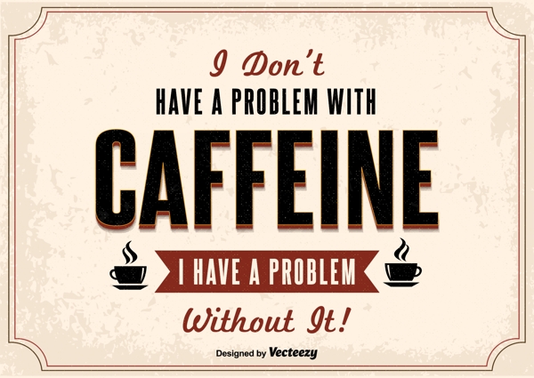 咖啡海报字体