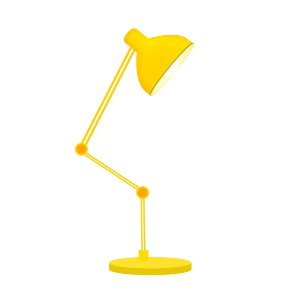 黄色台灯家具书桌灯北欧风格软装家电