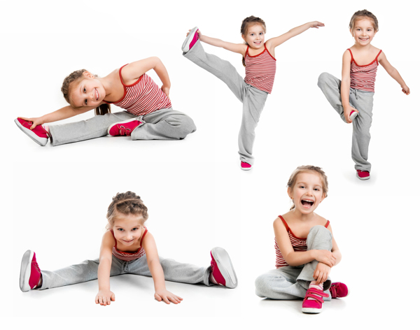 锻炼身体的孩子图片
