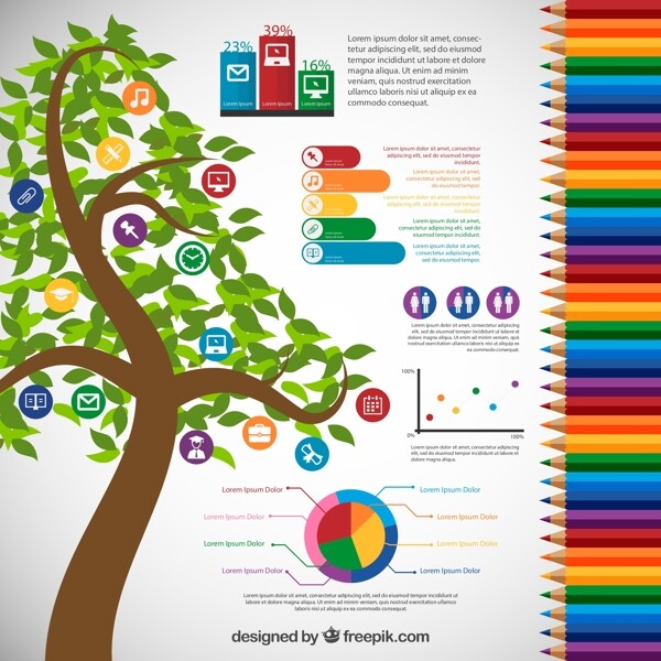 绿树教育信息图图片