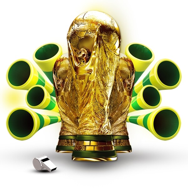 世界杯奖杯元素