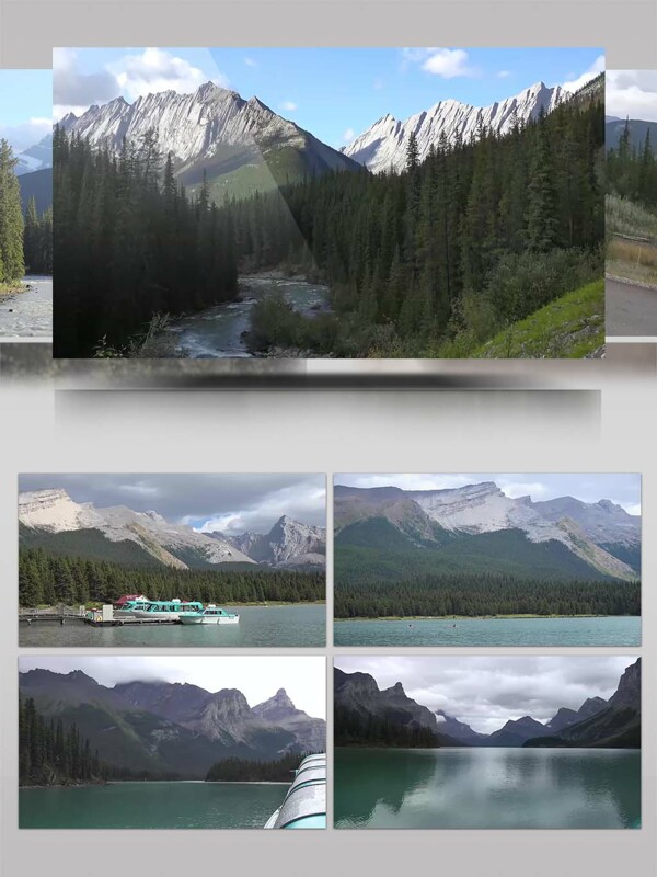 4K超清实拍加拿大国家公园实拍素材
