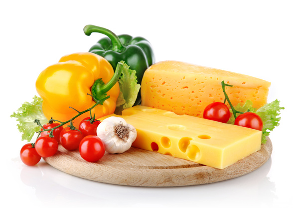 奶酪和蔬菜图片