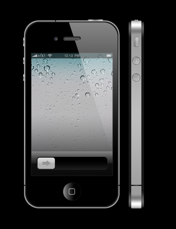 iphone4s高清分层效果图