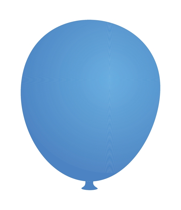 柔和的蓝色气球