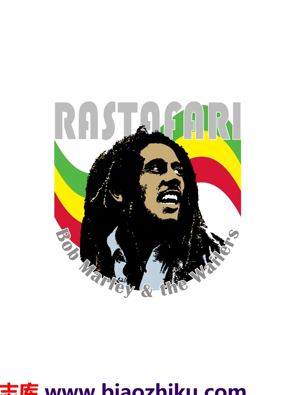 BOBMARLEYlogo设计欣赏BOBMARLEY乐队LOGO下载标志设计欣赏