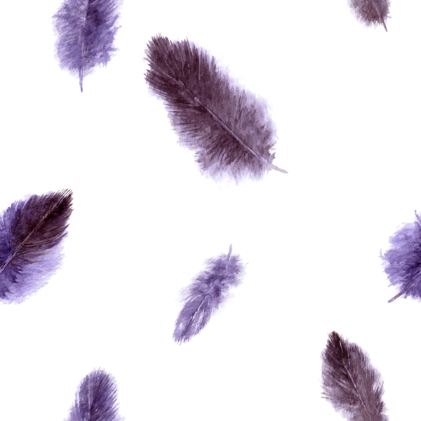 紫色羽毛背景