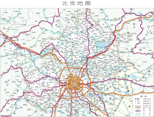 北京地图AICDR
