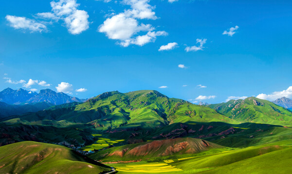 青海祁连卓尔山风景