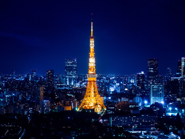 唯美东京塔图片