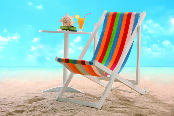 沙滩凉椅图片