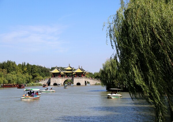 扬州瘦西湖风景图片