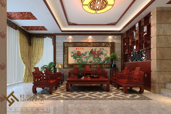 古典式客厅茶几图片