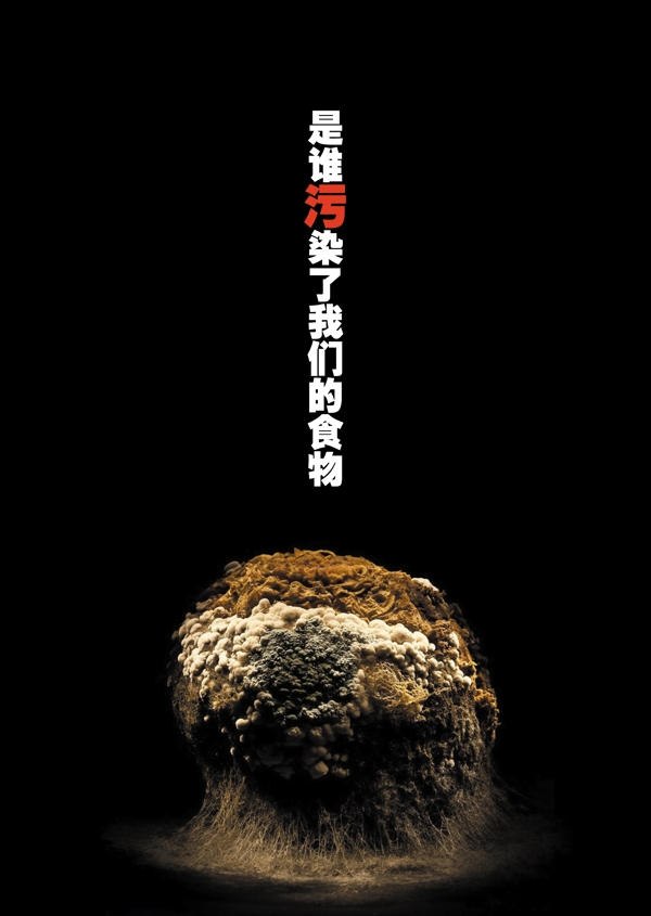 反腐海报设计食物篇