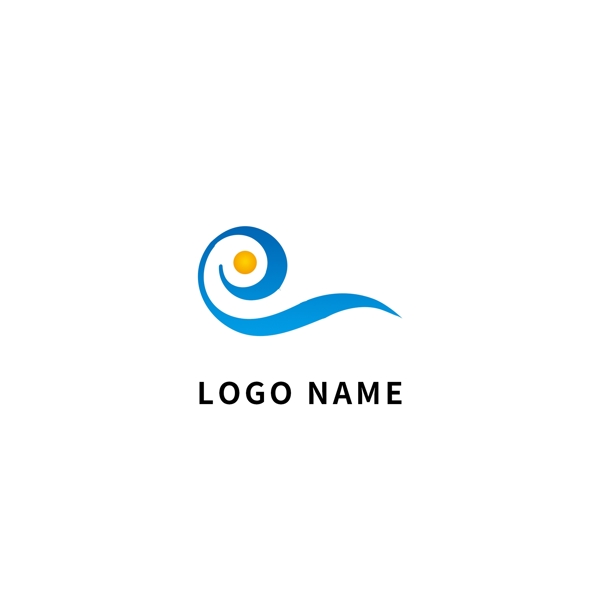 蓝色商务企业创意logo