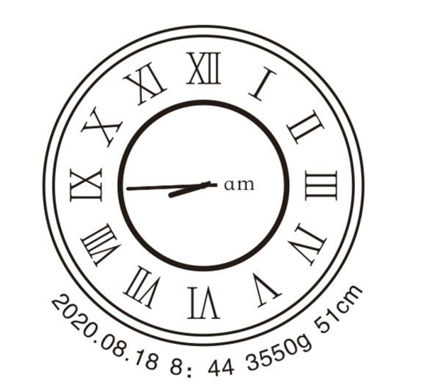 时钟雕刻表图片