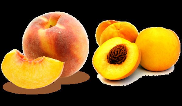 新鲜美味桃子免抠png透明图层素材
