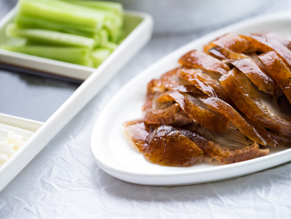 南京板鸭美食食材餐饮背景素材