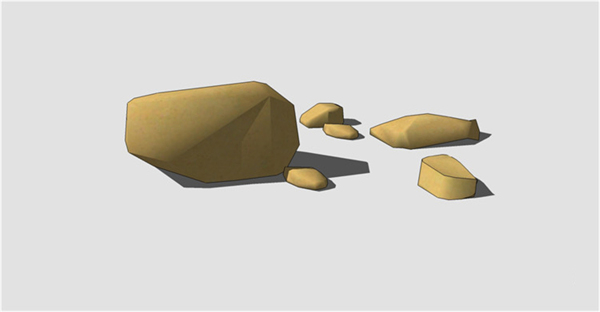 石头草图skp模型
