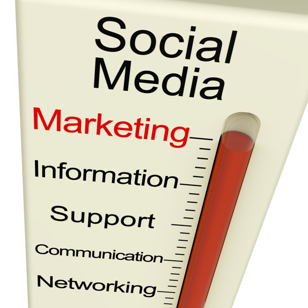 社会媒体营销计显示信息的沟通和支持