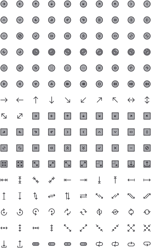 矢量UI网页图标制作