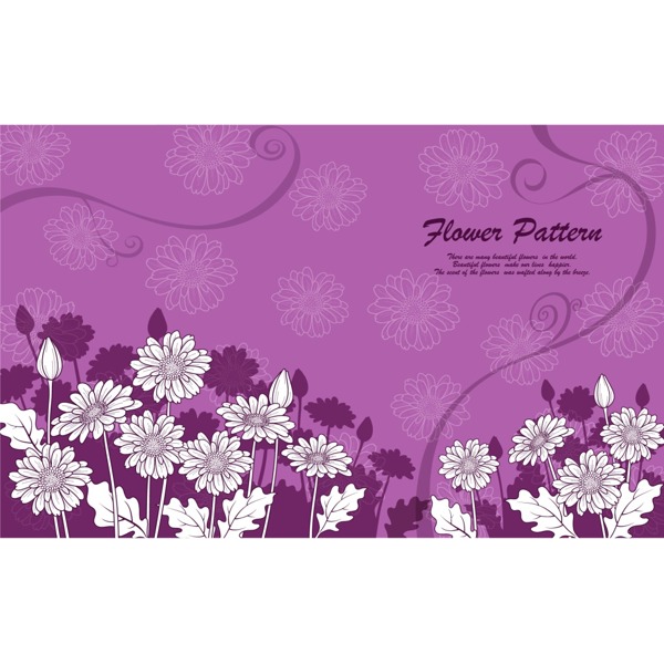 紫色抽象花纹背景