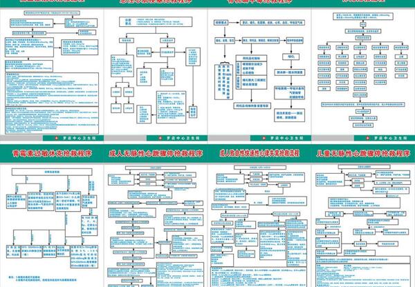 医院抢救流程图图片