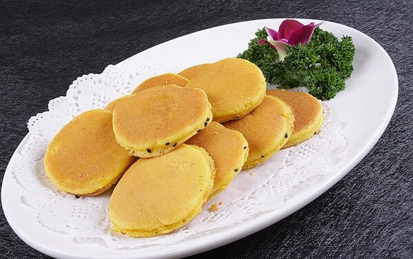 豫菜黄金玉米饼图片