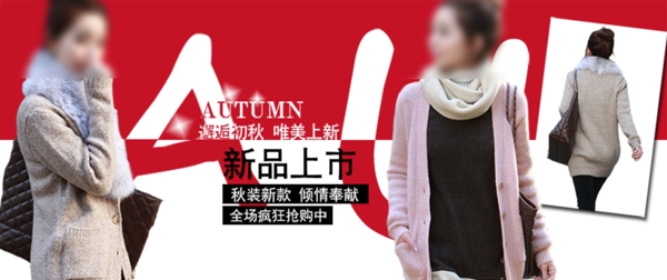 冬季韩版女装海报
